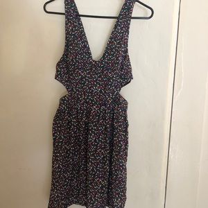 Confetti cutout dress